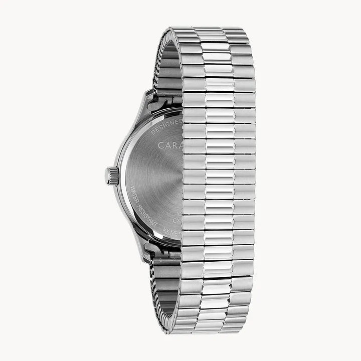 Caravelle Men's Traditional Dress Watch 43B161 — angled view