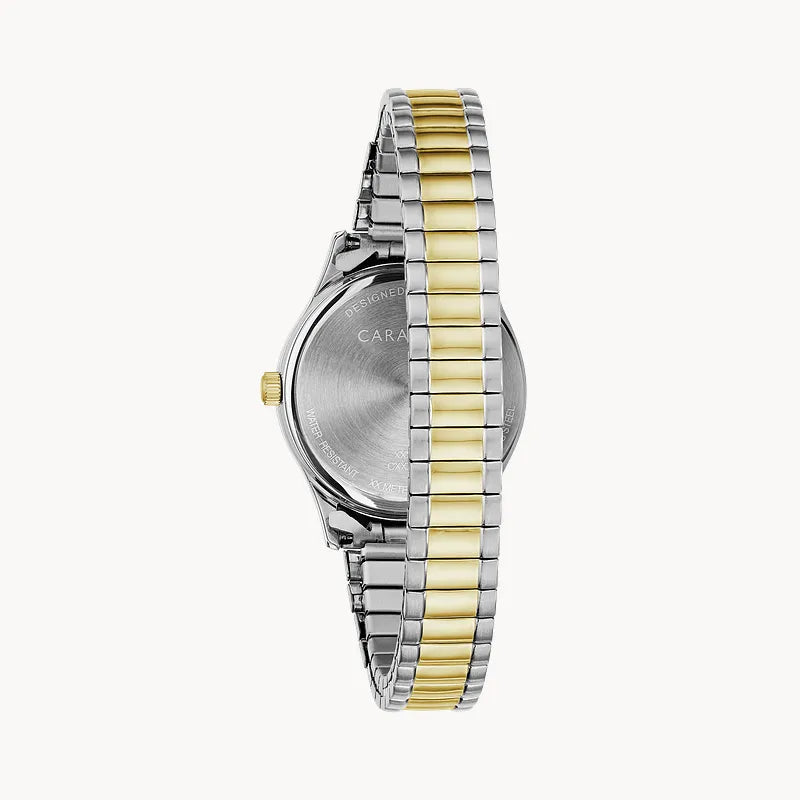 Caravelle Women's Traditional Dress Watch 45M111 — angled view