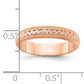 Lady's 14 Karat Rosé Gold Wedding Band