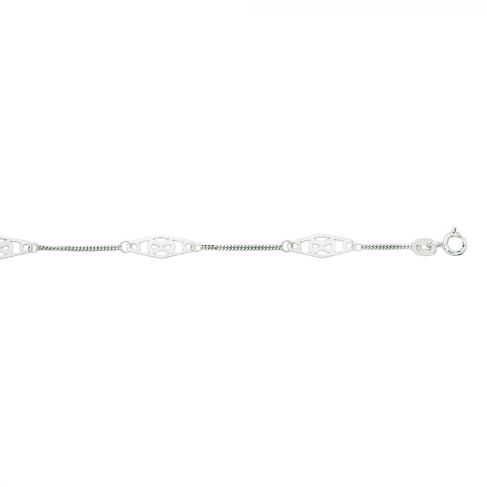 14 karat white gold ankle bracelets discount