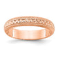 Lady's 14 Karat Rosé Gold Wedding Band