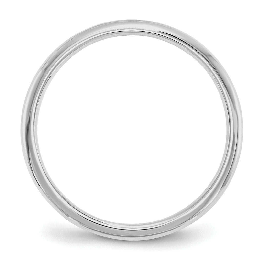 Sterling Silver 2mm Comfort Fit Wedding Band - Front View