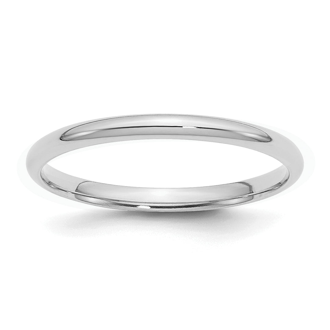 Sterling Silver 2mm Comfort Fit Wedding Band