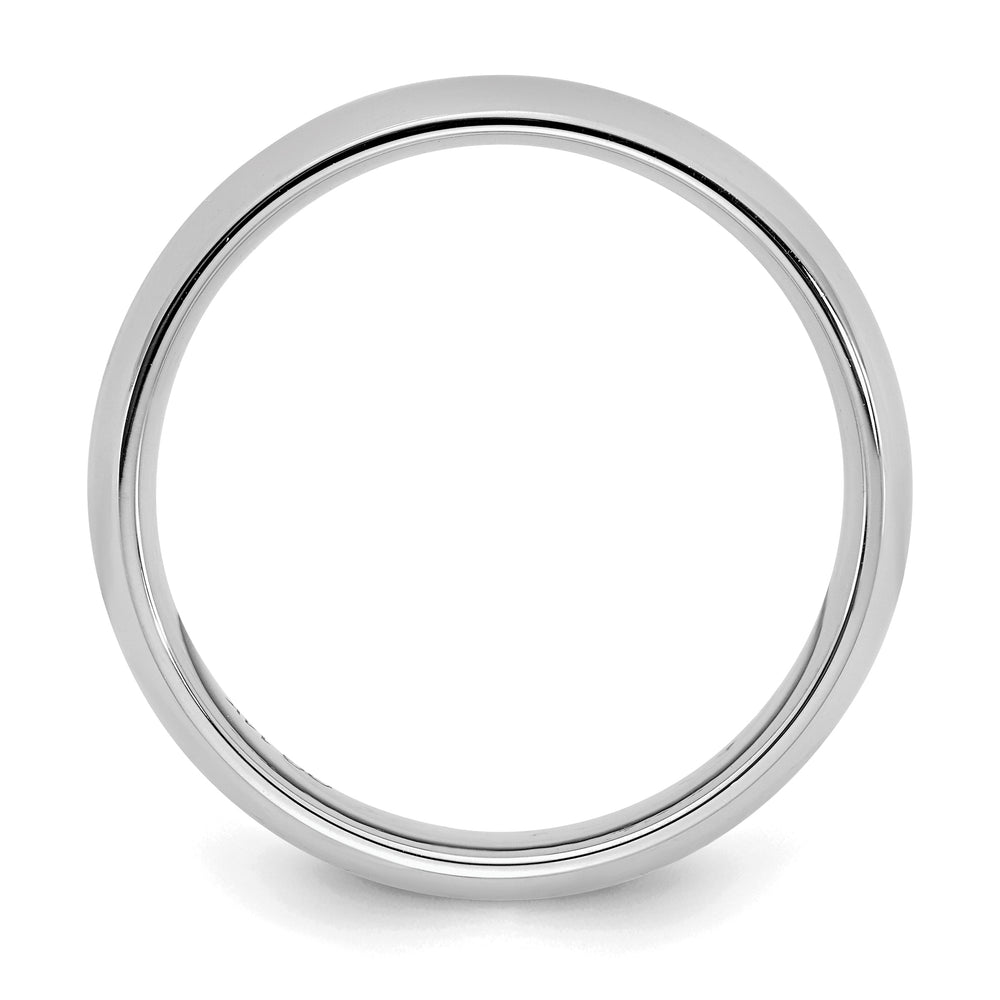 Sterling Silver 3mm Comfort Fit Wedding Band - Front View