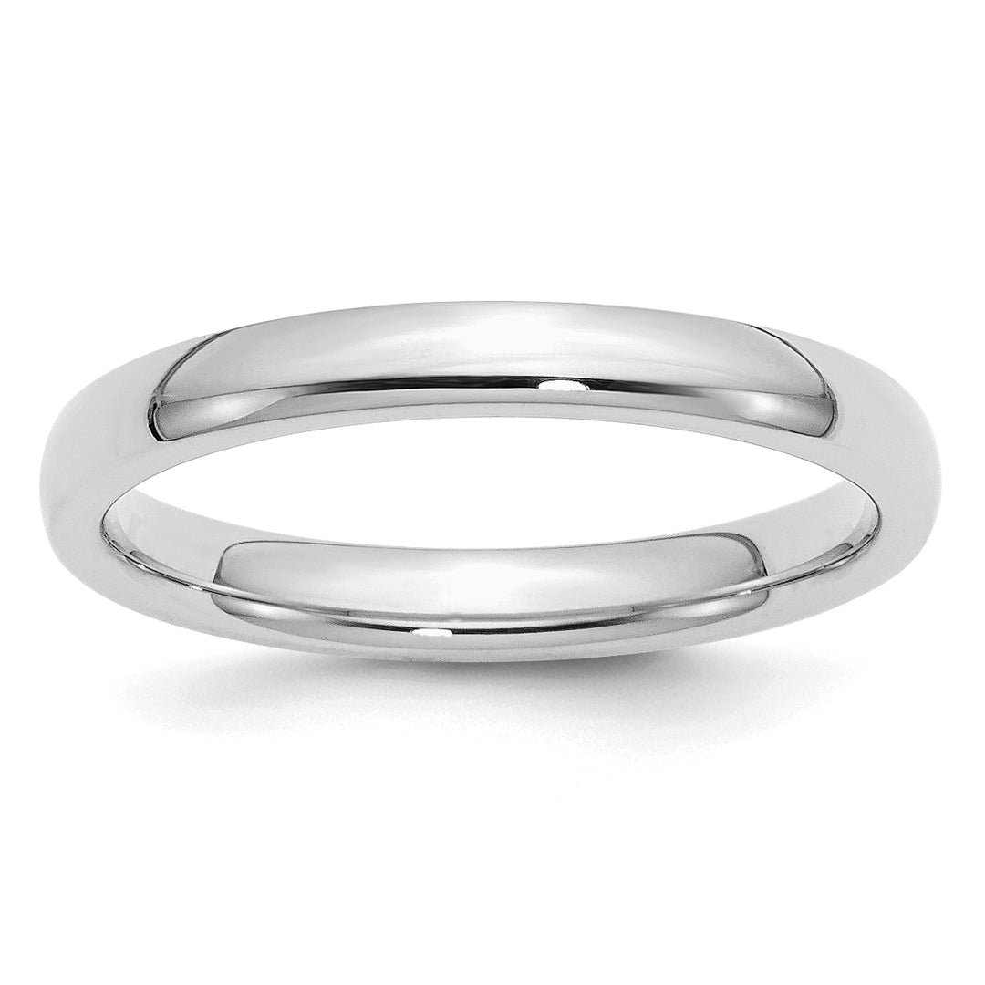 Sterling Silver 3mm Comfort Fit Wedding Band