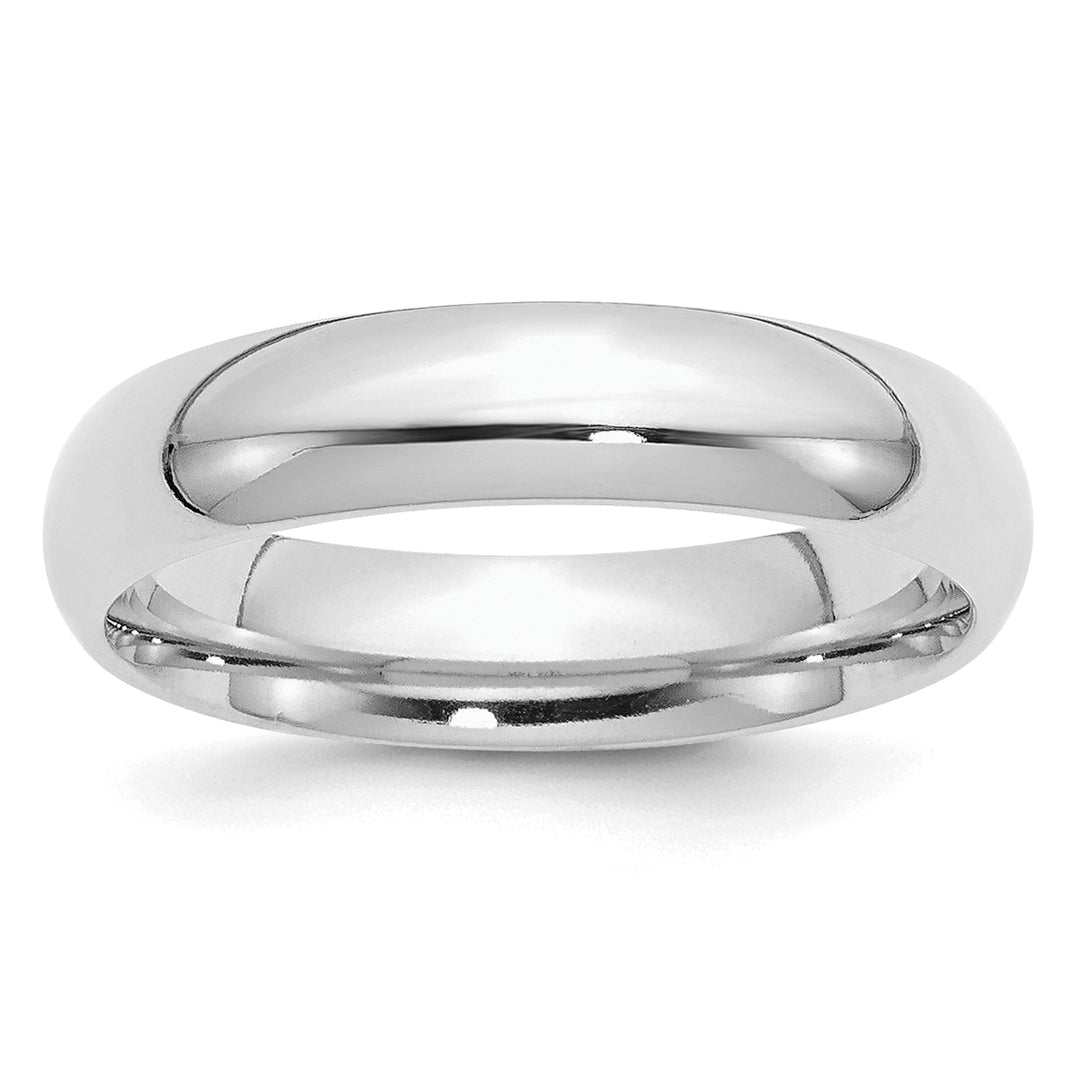 Sterling Silver 5mm Comfort Fit Wedding Band