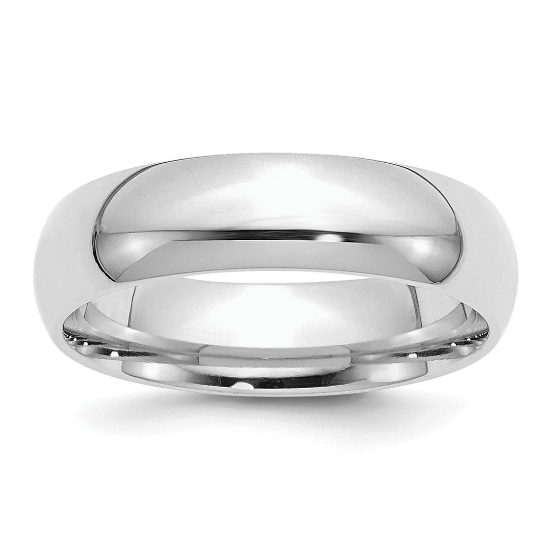 Sterling Silver 6mm Comfort Fit Wedding Band