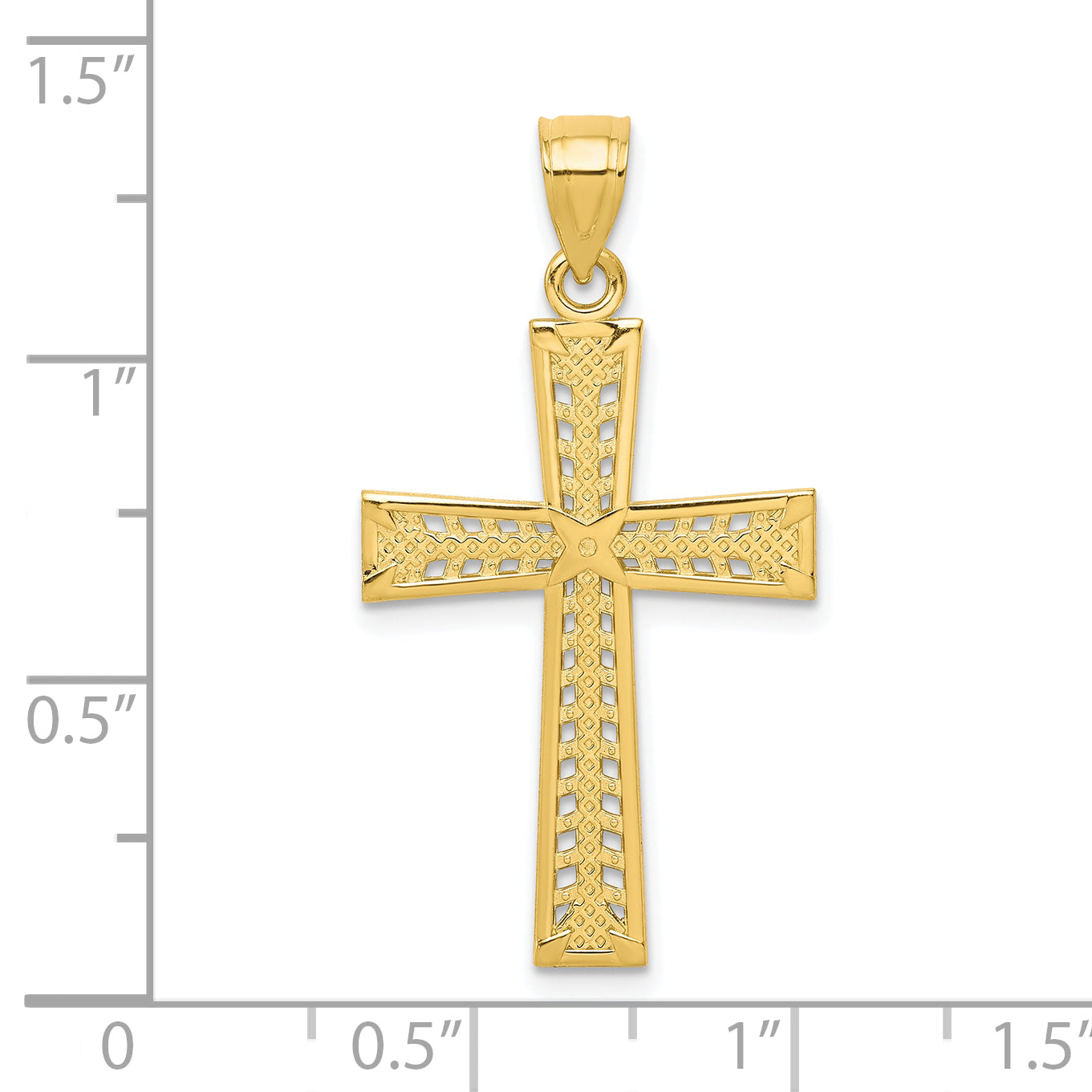 10k Cross Pendant