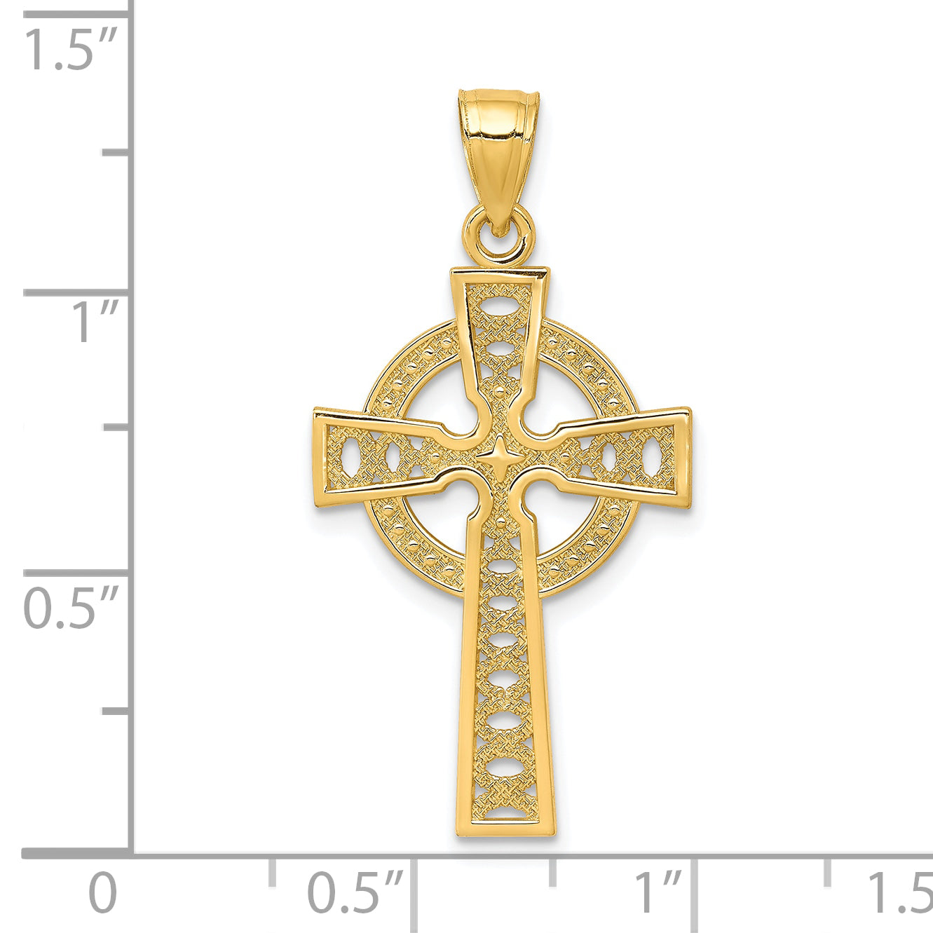 10k Iona Cross Pendant