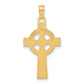 10k Celtic Cross with Eternity Circle Pendant