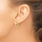 Leslie's 10K Polished Hinged Hoop Earrings