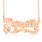14 Karat "Priscilla" Style Nameplate