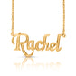 14 Karat "Rachel" Style Nameplate