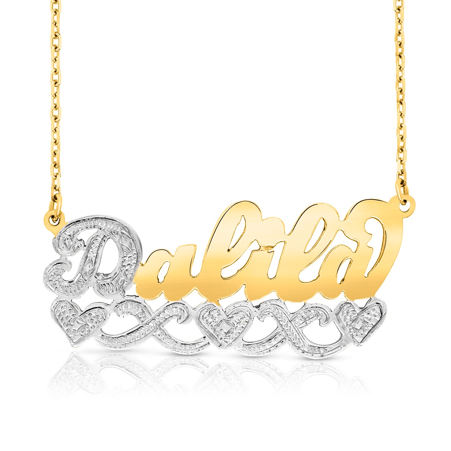 14 Karat "Dalila" Style Nameplate