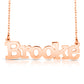 14 Karat "Brooke" Style Nameplate