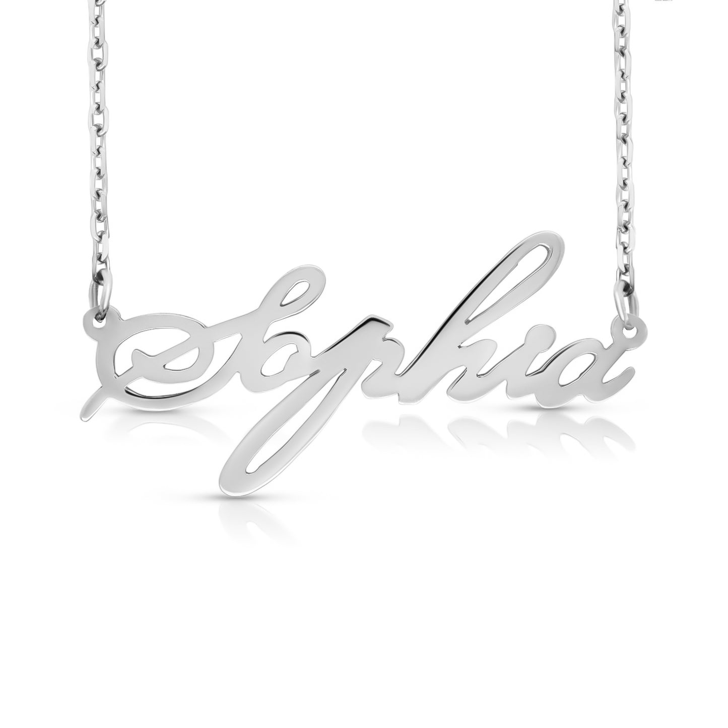 14 Karat "Sophia" Style Nameplate