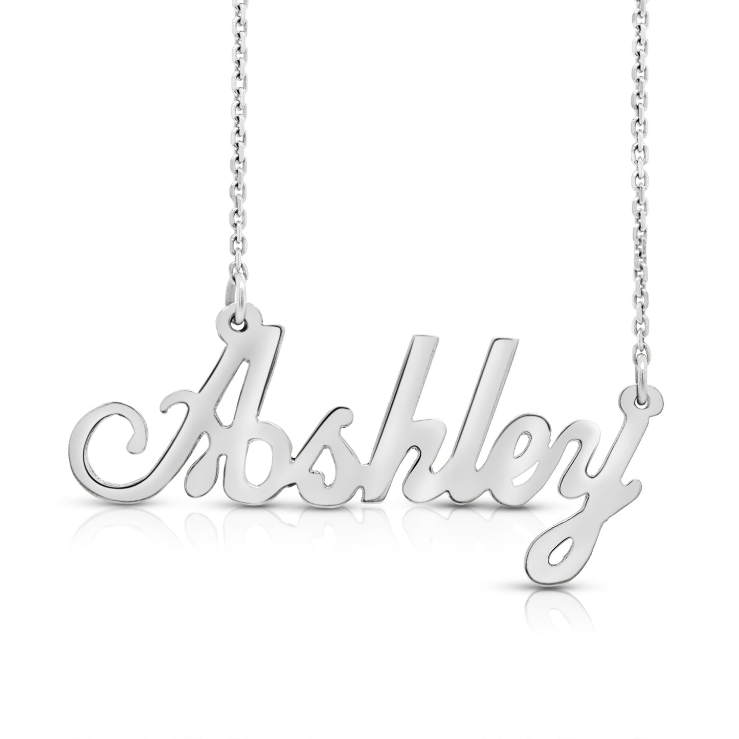 14 Karat "Ashley" Style Nameplate