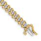 14 Karat Yellow Gold 0.99ct Diamond Bracelet