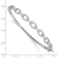 14KW True Origin Lab Grown Diamond VS/SI, D E F, Bangle Link Bracelet