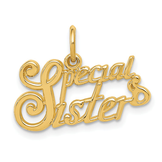14k SPECIAL SISTER Charm