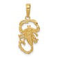 14k Scorpion Charm