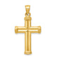 14K Reversible Crucifix Pendant