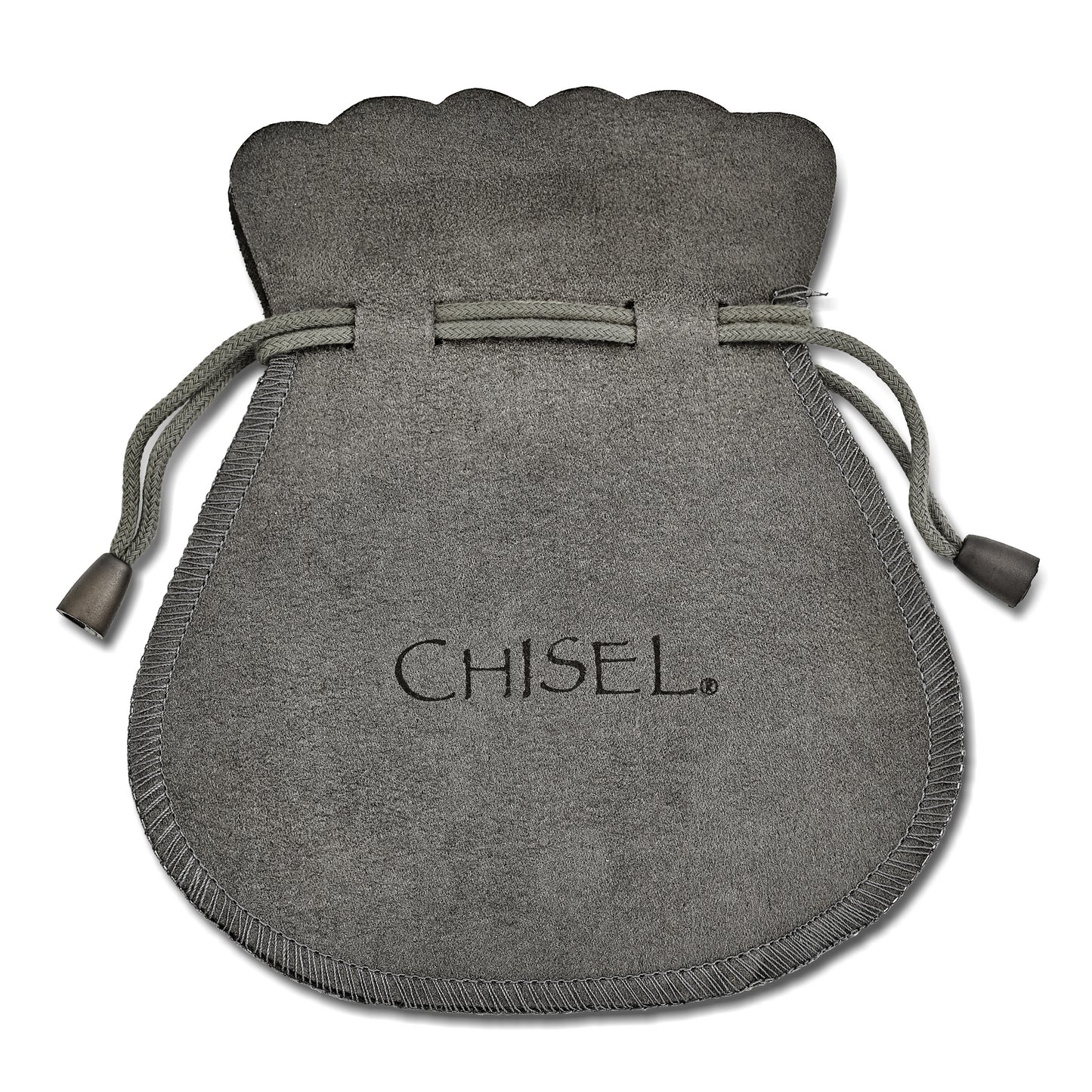 Chisel Stainless Steel Polished Heart Shepherd Hook Dangle Earrings