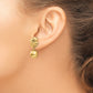 14k Non-pierced Fancy Ball Earrings