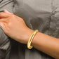14k 7/16 High Polished Hinged Bangle Bracelet