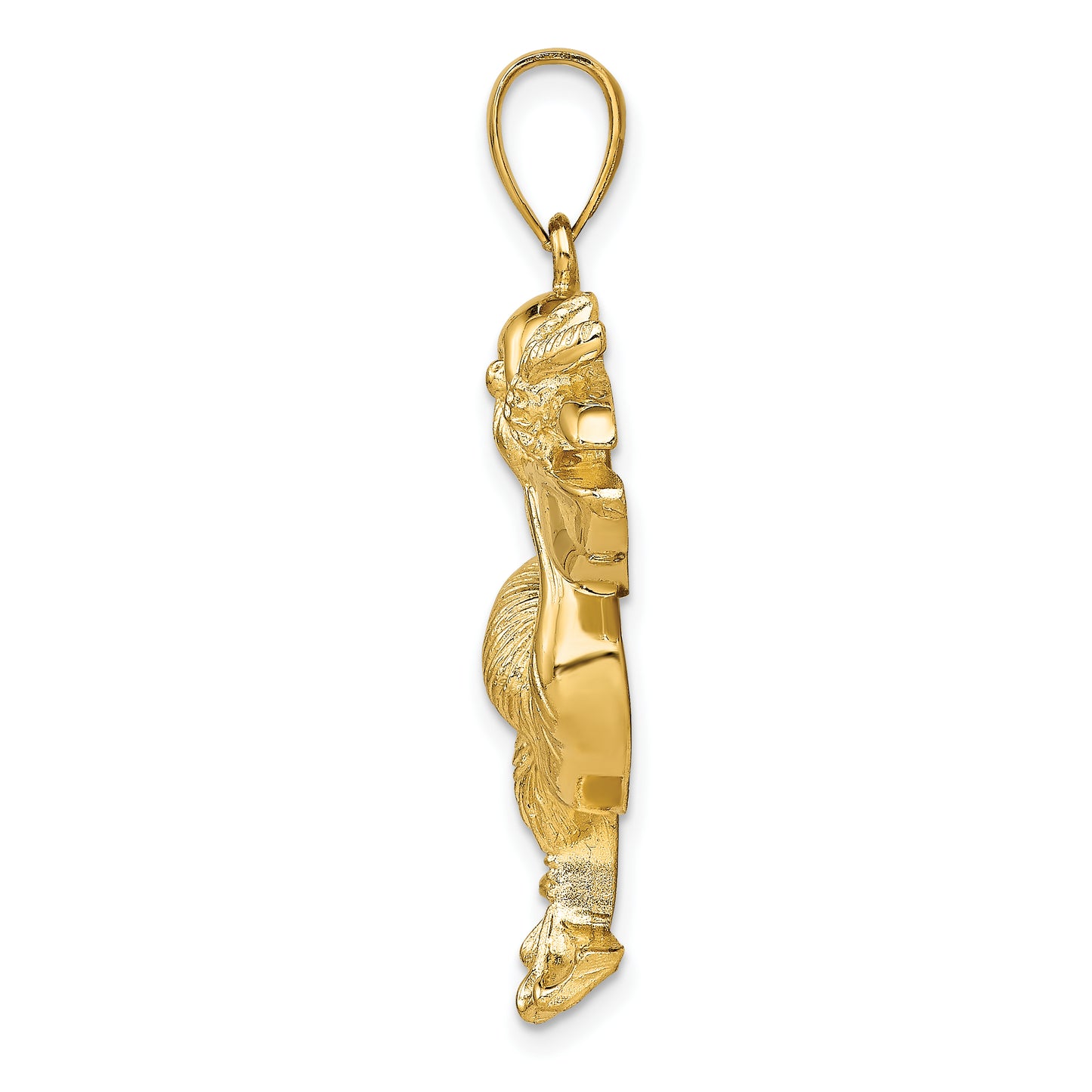 14K Pelican with Fish In Mouth Charm