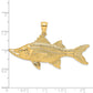 14K 3-D Tarpon Fish Charm