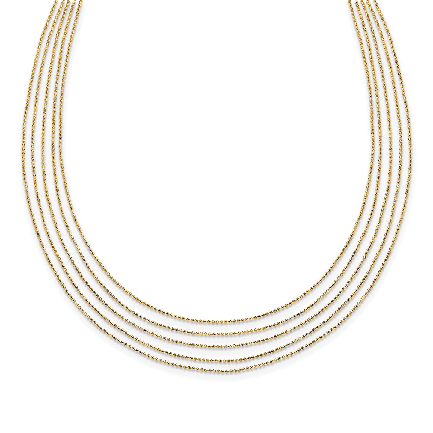 Leslie's 14K Polished Multi-layered Necklace