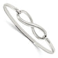 Sterling Silver Infinity Bangle Bracelet