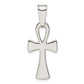 Sterling Silver Polished Ankh Cross Pendant