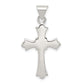 Sterling Silver Fleur De Lis Cross Pendant