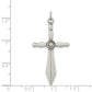 Sterling Silver Sword Cross Pendant