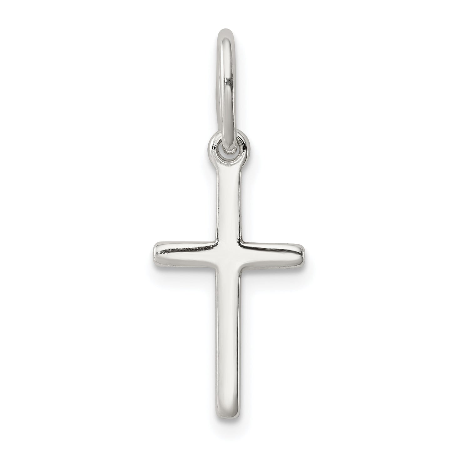 Sterling Silver Polished Latin Cross Charm