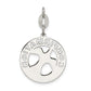 Sterling Silver Polished Confirmation Dove Charm