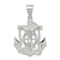 Sterling Silver Polished Mini Mariner INRI Crucifix Pendant