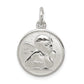 Sterling Silver Polished and Textured Small Raphael Angel Pendant