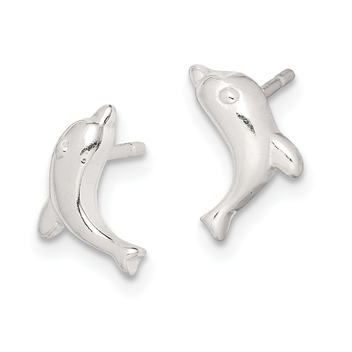Sterling Silver Dolphin Earring