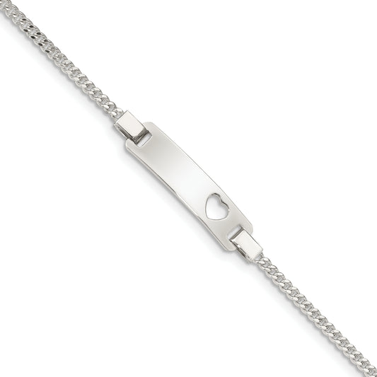 Sterling Silver Adjustable Baby ID Bracelet