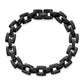 Chisel Stainless Steel Polished Black IP-plated 8.5 inch Bracelet