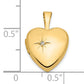 14k 12mm with .01ct. Diamond Heart Locket