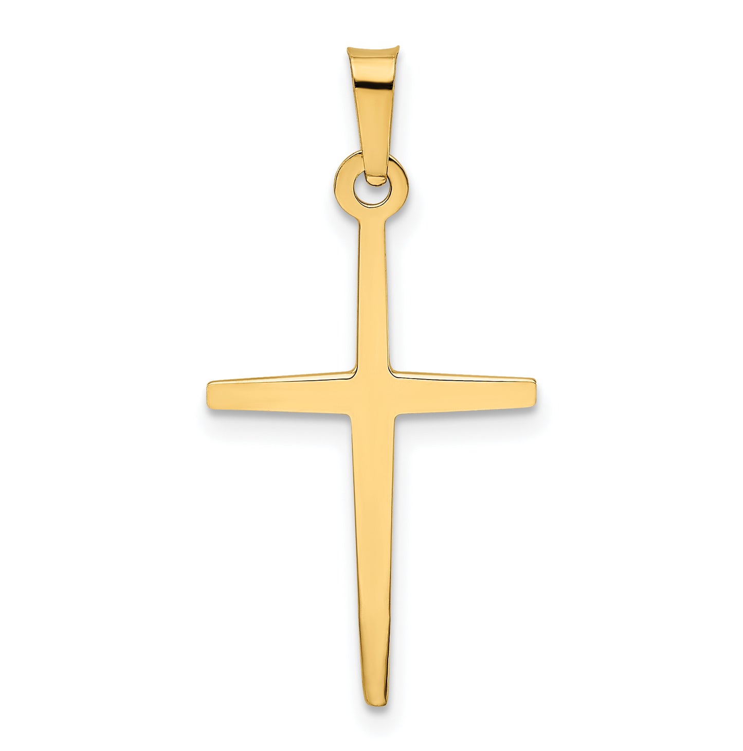 14k Polished Latin Cross Pendant