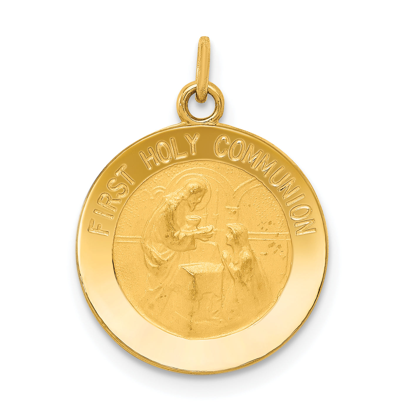 14k First Holy Communion Charm
