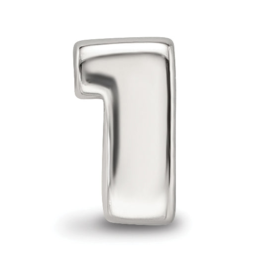Sterling Silver Reflections Kids Number 1 Bead